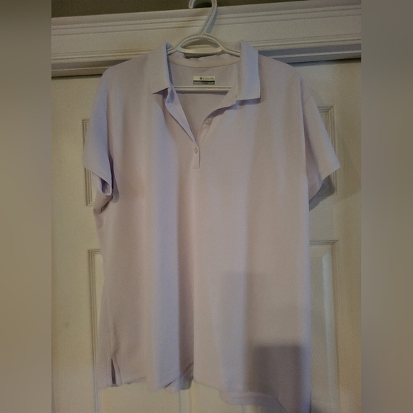 Columbia white colored golf shirt - Picture 1 of 3